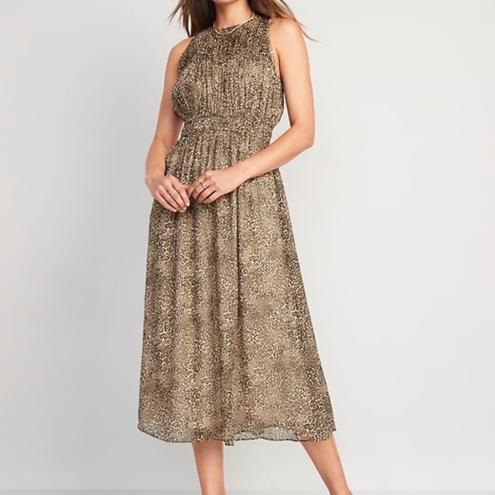 Old navy leopard print dress